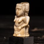 European figure carved by the Kongo people of the Loango Region, DRC, late 19th-early 20th C