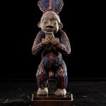 Ibibio Altarpiece Figure with encrusted patina., 1st half 20th C