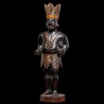 Ibibio Altarpiece Figure with encrusted patina., 1st half 20th C