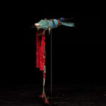 Tusk fragment carved in relief from the Kongo people of the Loango Region, DRC, 19-20th Century