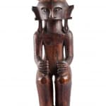 Ibibio Altarpiece Figure with encrusted patina., 1st half 20th C