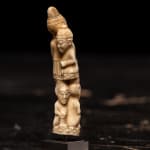 Tusk fragment carved in relief from the Kongo people of the Loango Region, DRC, 19-20th Century