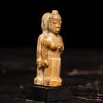 European figure carved by the Kongo people of the Loango Region, DRC, late 19th-early 20th C