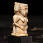 European figure carved by the Kongo people of the Loango Region, DRC, late 19th-early 20th C