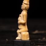 European figure carved by the Kongo people of the Loango Region, DRC, late 19th-early 20th C