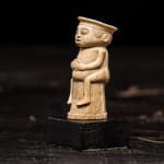 European figure carved by the Kongo people of the Loango Region, DRC, late 19th-early 20th C