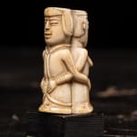 European figure carved by the Kongo people of the Loango Region, DRC, late 19th-early 20th C