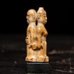 European figure carved by the Kongo people of the Loango Region, DRC, late 19th-early 20th C