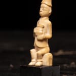European figure carved by the Kongo people of the Loango Region, DRC, late 19th-early 20th C
