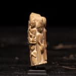 Tusk fragment carved in relief from the Kongo people of the Loango Region, DRC, 19-20th Century