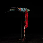 Tusk fragment carved in relief from the Kongo people of the Loango Region, DRC, 19-20th Century