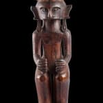 Ibibio Altarpiece Figure with encrusted patina., 1st half 20th C