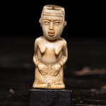 European figure carved by the Kongo people of the Loango Region, DRC, late 19th-early 20th C