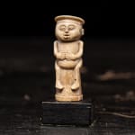 European figure carved by the Kongo people of the Loango Region, DRC, late 19th-early 20th C
