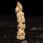 Tusk fragment carved in relief from the Kongo people of the Loango Region, DRC, 19-20th Century