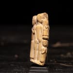 Tusk fragment carved in relief from the Kongo people of the Loango Region, DRC, 19-20th Century