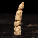 Tusk fragment carved in relief from the Kongo people of the Loango Region, DRC, 19-20th Century