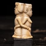 European figure carved by the Kongo people of the Loango Region, DRC, late 19th-early 20th C