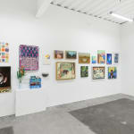 Installation view of Brett Amory's painting 'Bolirat'