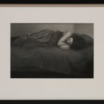 drawing of a woman sleeping