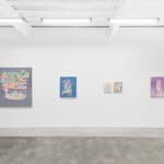 Install image of the exhibition Music Island by artist duo KeFe.