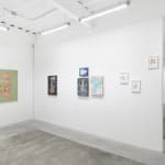 Install image of the exhibition Music Island by artist duo KeFe.