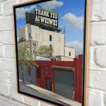 Painting by Valeri Larko of a street scape
