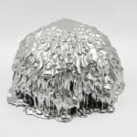 Dan Lam silver blob sculpture