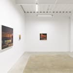 installation image of Last Call, Slice of Life, and Fire In The Sky at Hashimoto Contemporary San Francisco