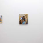 Photo of Matthew Grabelsky princess paintings hanging on white wall