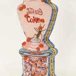 Sarah Allwine's sculpture of a bubblegum dispenser