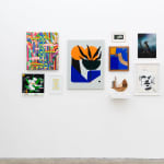 Installation image of Hola Lou's painting Learning to Grow (Again) at Hashimoto Contemporary LA.