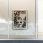 Installation image of Vhils' Pictorial Series #19 at Hashimoto Contemporary