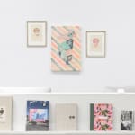 Install image of the exhibition Music Island by artist duo KeFe.