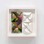 Sean Newport abstract colorful wall sculpture