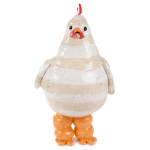 Katie Kimmel's ceramic sculpture of a chicken