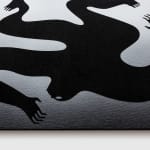 Detail shot of the shadow in the painting