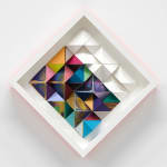 Sean Newport abstract colorful wall sculpture