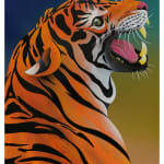 painting of a tiger by casey gray