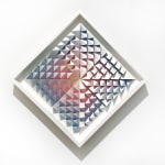 Sean Newport colorful wood relief geometric