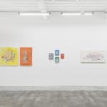 Install image of the exhibition Music Island by artist duo KeFe.