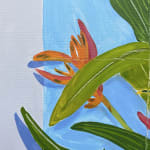 Natalia Juncadella painting of tropical plants detail