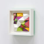 Sean Newport abstract colorful wall sculpture