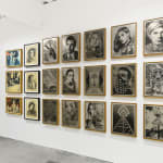 Installation view of Shepard Fairey's solo exhibition "FRACTURED" at Harman Projects, San Francisco