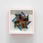 Sean Newport abstract colorful wall sculpture