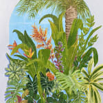Natalia Juncadella painting of tropical plants
