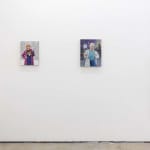 Photo of Matthew Grabelsky princess paintings hanging on white wall