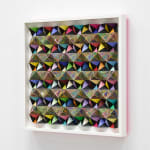 Sean Newport abstract colorful wall sculpture