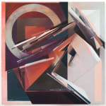 Geometric abstract painting by Augustine Kofie