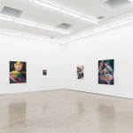 Installation image of the painting at Hashimoto Contemporary Los Angeles